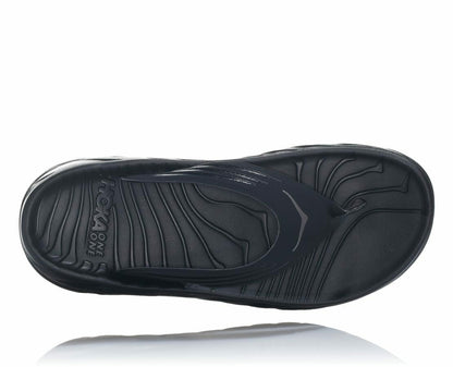 Men's ORA Recovery Flip Black / Dark Gull Gray