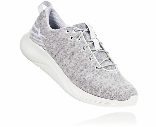 Women's Hupana Flow Wool Lunar Rock / Blanc De Blanc