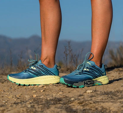 Women's Speedgoat 4 Provincial Blue / Luminary Green