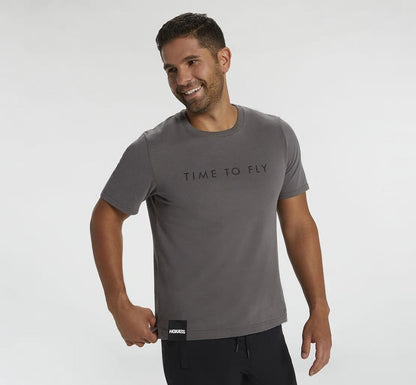 Men's Brand Tee Charcoal