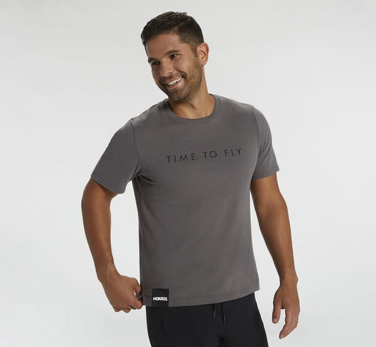 Men's Brand Tee Charcoal