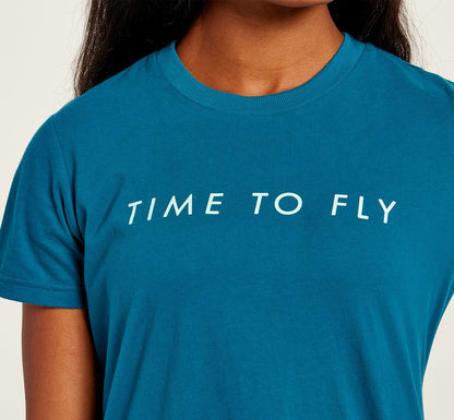 Women's Brand Tee Moroccan Blue