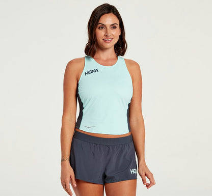 Women's Fitted Tank Blue Tint