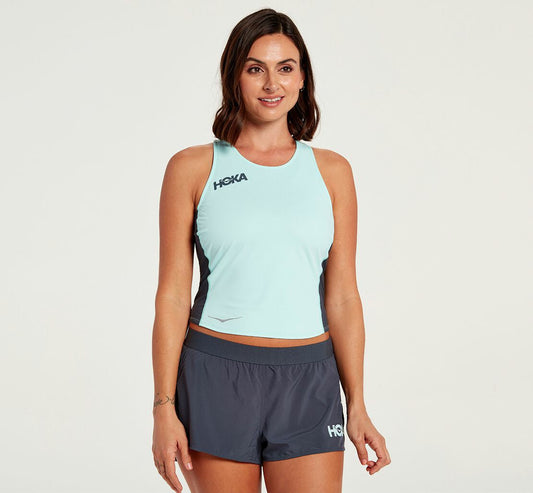 Women's Fitted Tank Blue Tint