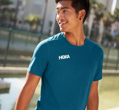 Men's Performance Short Sleeve Moroccan Blue